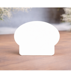 Yarı Oval Süblimasyon Termoplast Yaka İsimlik